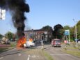 Brand op Wateringsevest: bestelbus zwaar beschadigd