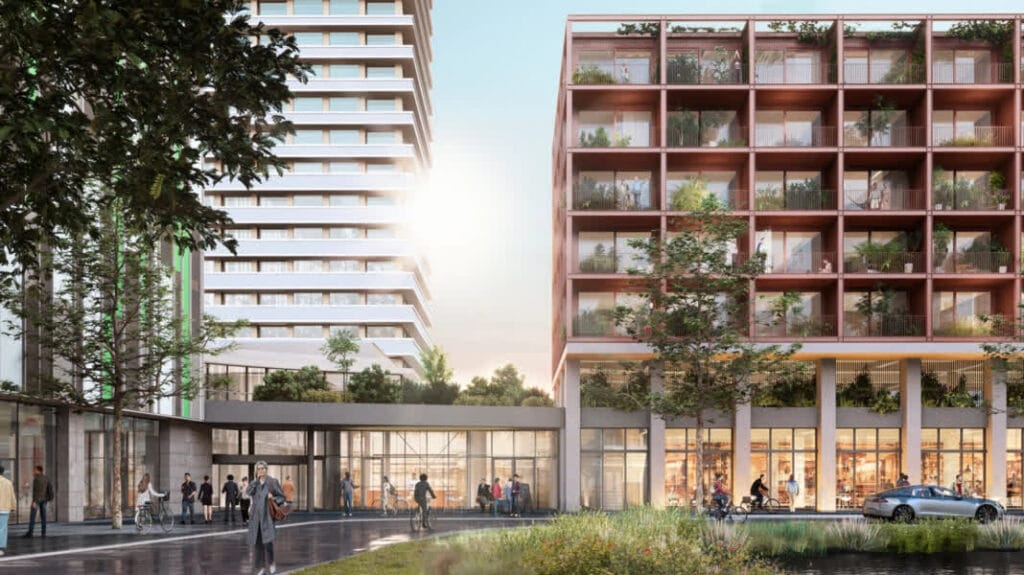 Zeventig nieuwe appartementen en uitbreiding Poptapark in omgeving De Hoven